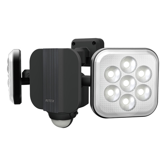 LEDセンサーライト（2灯タイプ）フリーアーム式 LED-AC2022