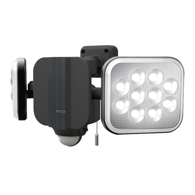 LEDセンサーライト（2灯タイプ）フリーアーム式 LED-AC2028